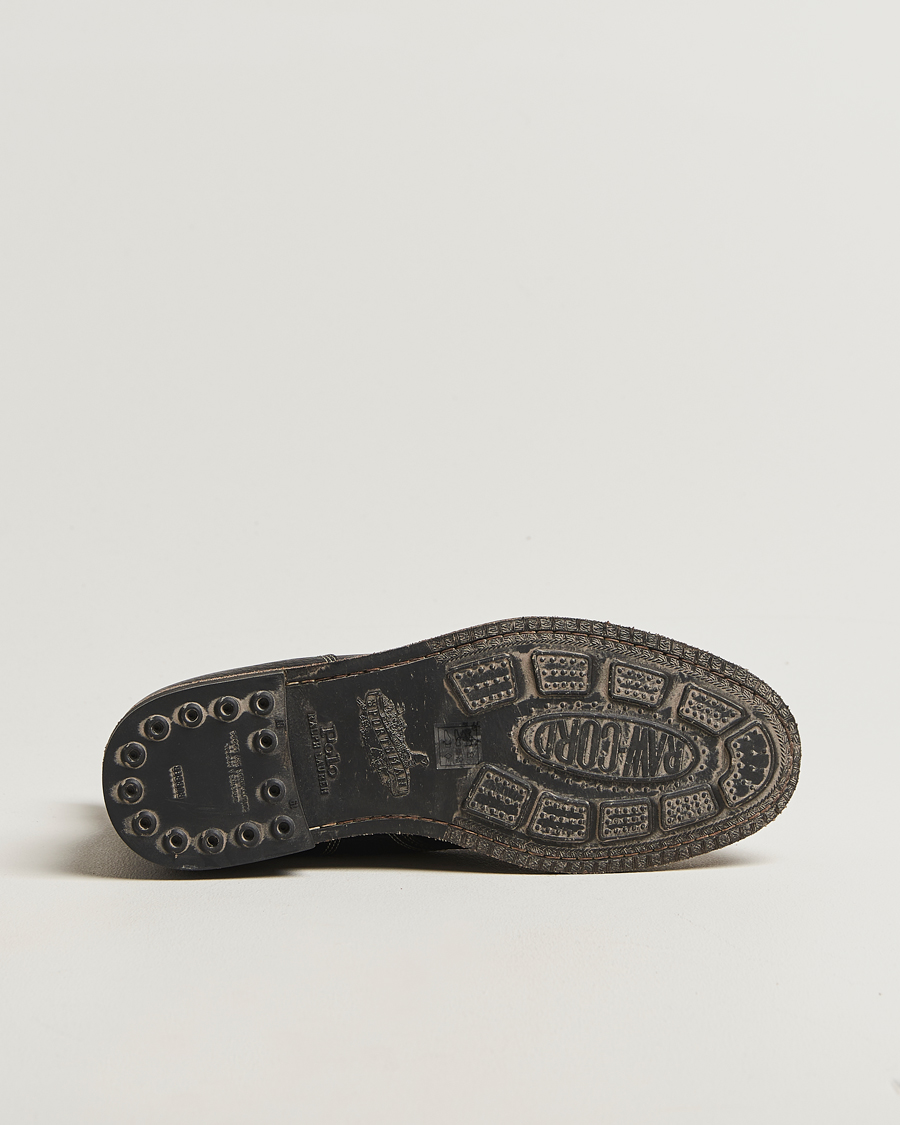 Uomini | Stivali | Polo Ralph Lauren | Radford Oiled Leather Boot Black Calf