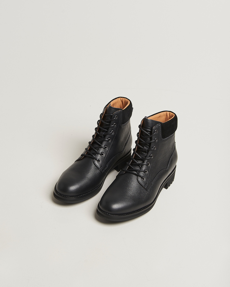 Uomini | Stivali | Polo Ralph Lauren | Bryson Mid Boot Black Calf