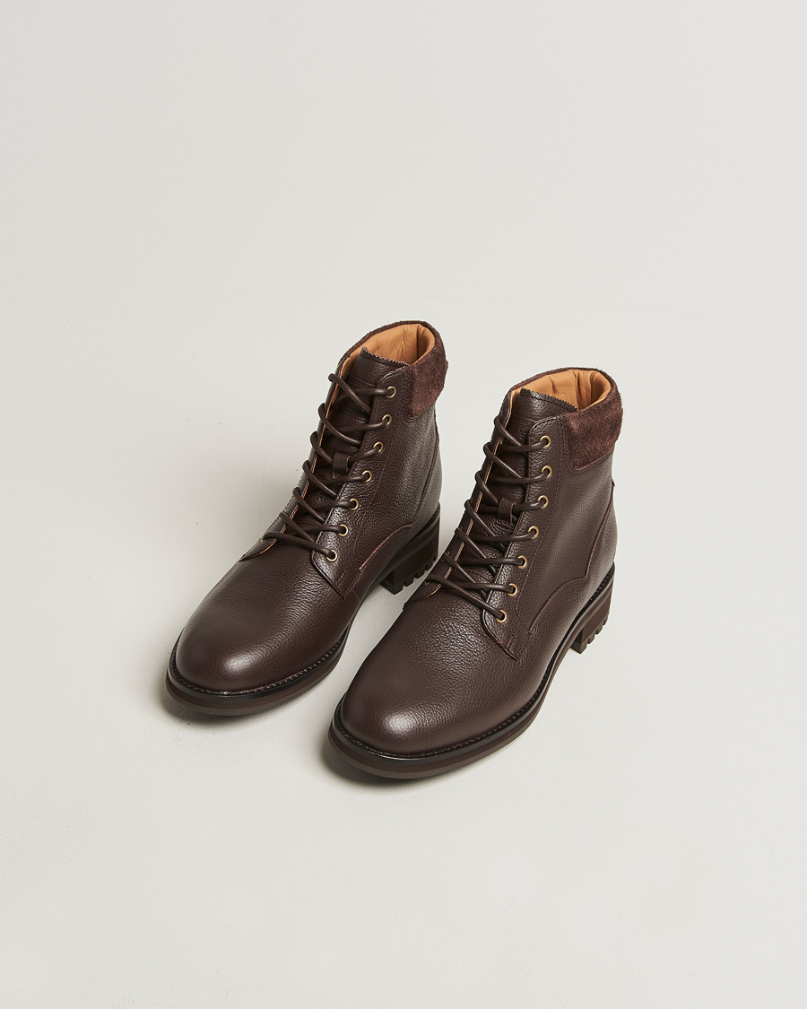 Uomini | Stivali | Polo Ralph Lauren | Bryson Mid Boot Dark Brown Calf
