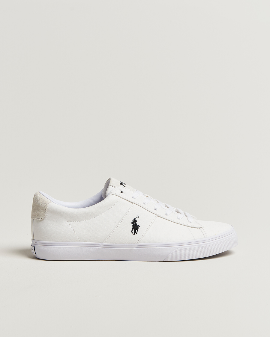 Uomini | Sneakers | Polo Ralph Lauren | Sayer Canvas Sneakers White/Black