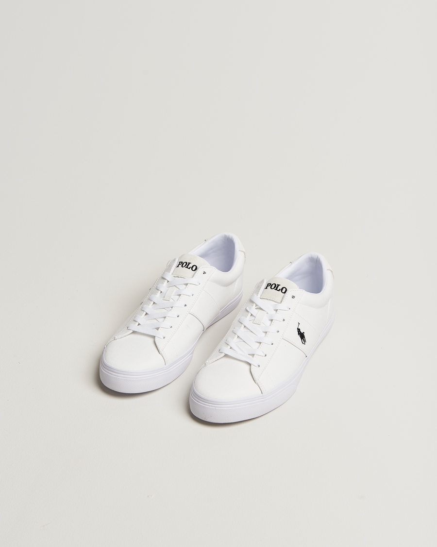Uomini | Sneakers | Polo Ralph Lauren | Sayer Canvas Sneakers White/Black