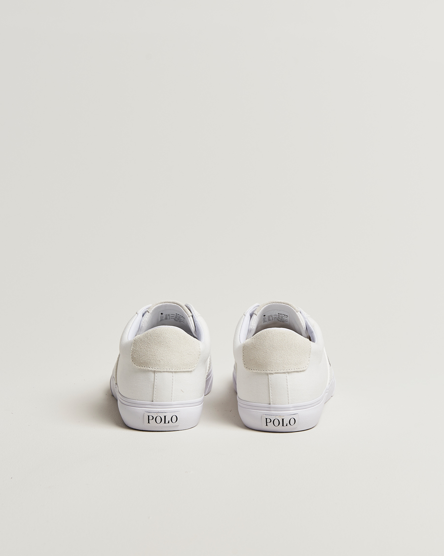 Uomini | Sneakers | Polo Ralph Lauren | Sayer Canvas Sneakers White/Black