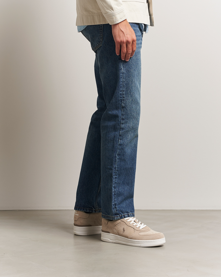 Uomini | Polo Ralph Lauren Masters Court Sneakers Milkshake | Polo Ralph Lauren | Masters Court Sneakers Milkshake