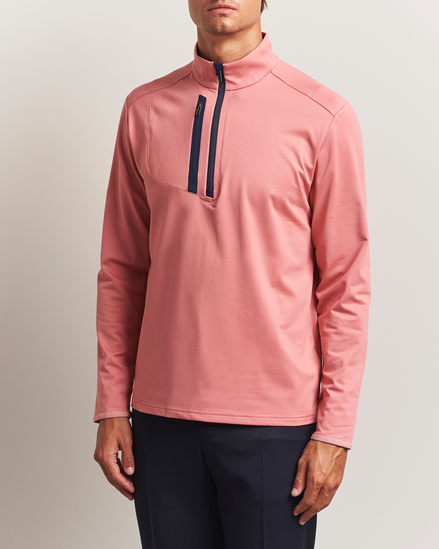 Uomini | Abbigliamento da golf | RLX Ralph Lauren | Luxury Jersey Half Zip Desert Rose