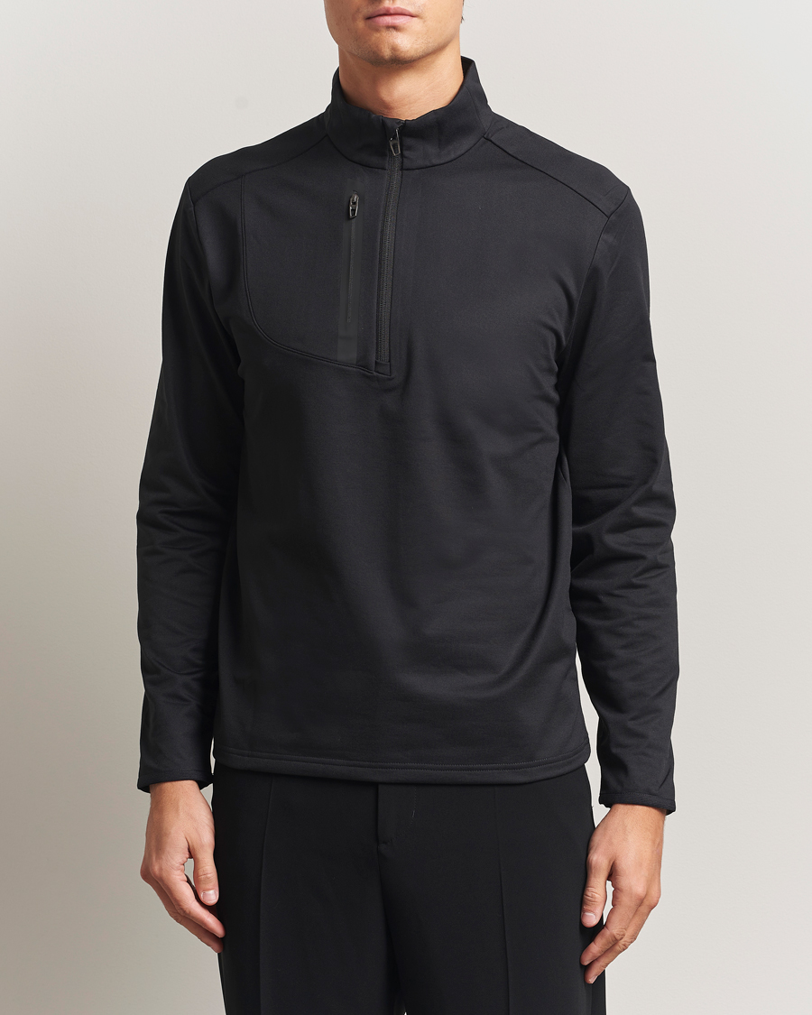 Uomini | Abbigliamento da golf | RLX Ralph Lauren | Luxury Jersey Half Zip Polo Black