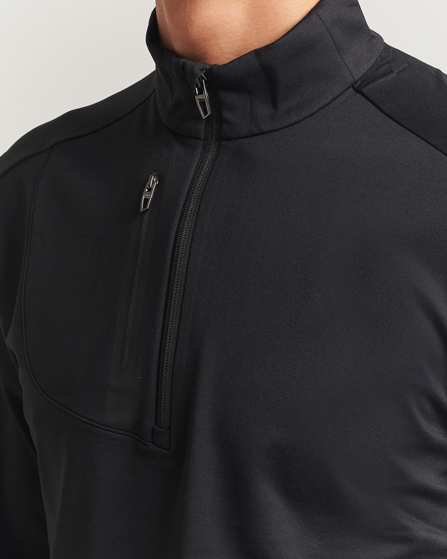 Uomini | Abbigliamento da golf | RLX Ralph Lauren | Luxury Jersey Half Zip Polo Black