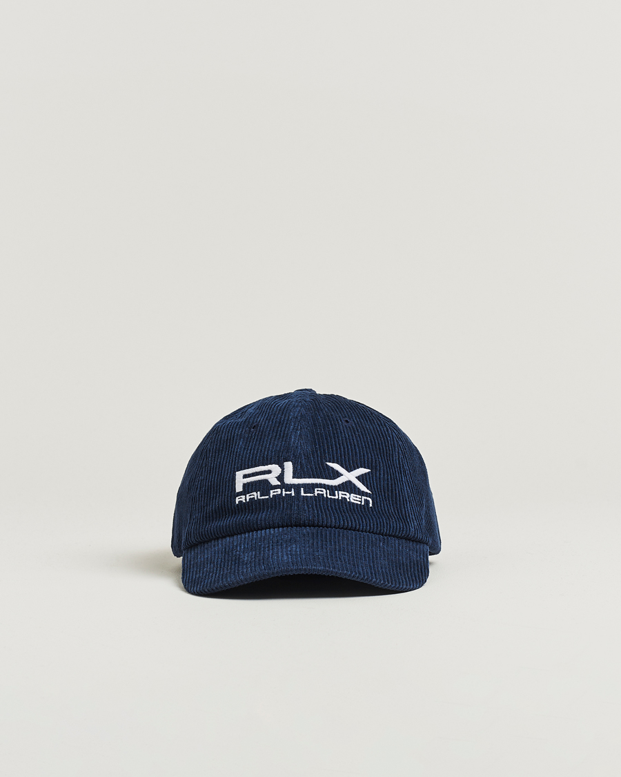 Uomini | Cappelli & Berretti | RLX Ralph Lauren | Corduroy Cap Refined Navy