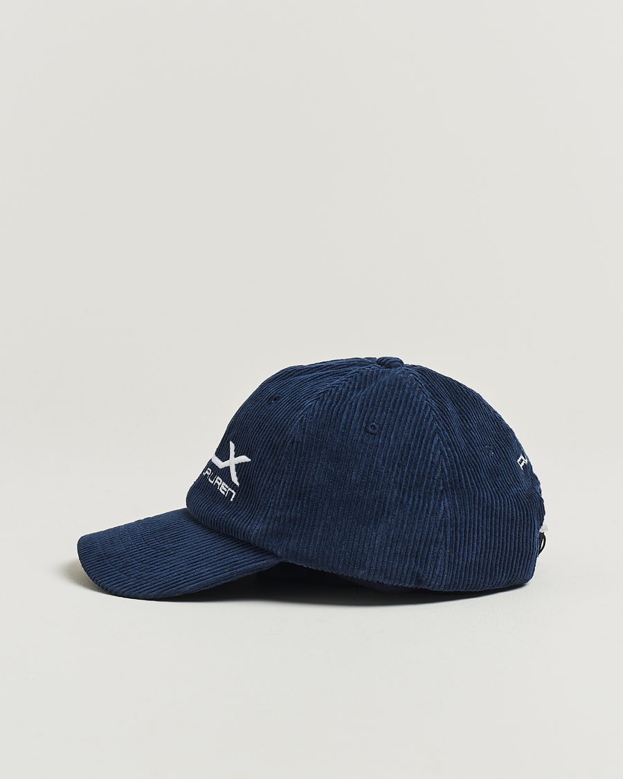 Uomini | Cappelli & Berretti | RLX Ralph Lauren | Corduroy Cap Refined Navy
