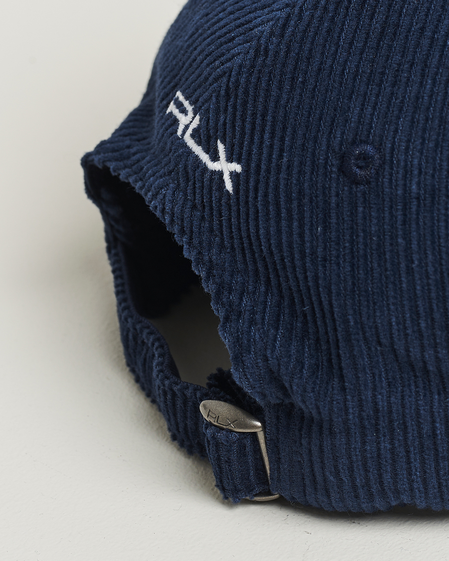 Uomini | Cappelli & Berretti | RLX Ralph Lauren | Corduroy Cap Refined Navy