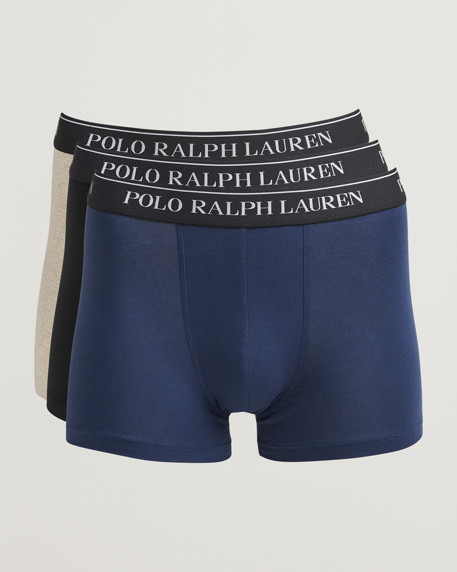 Uomini | Biancheria intima | Polo Ralph Lauren | 3-Pack Trunk Navy/Beige/Black