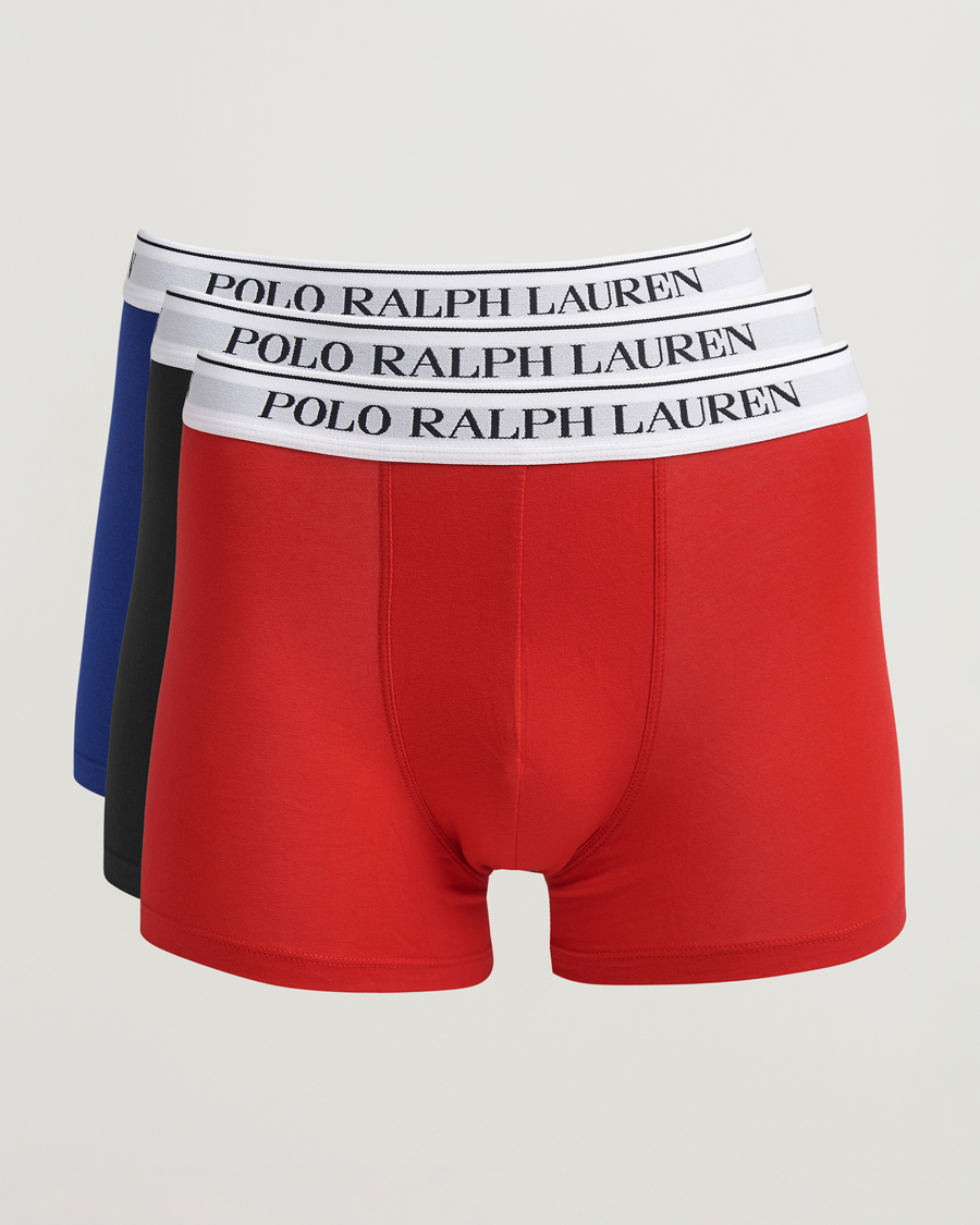 Uomini | Biancheria intima | Polo Ralph Lauren | 3-Pack Trunk RL Red/Heritage Royal/Black
