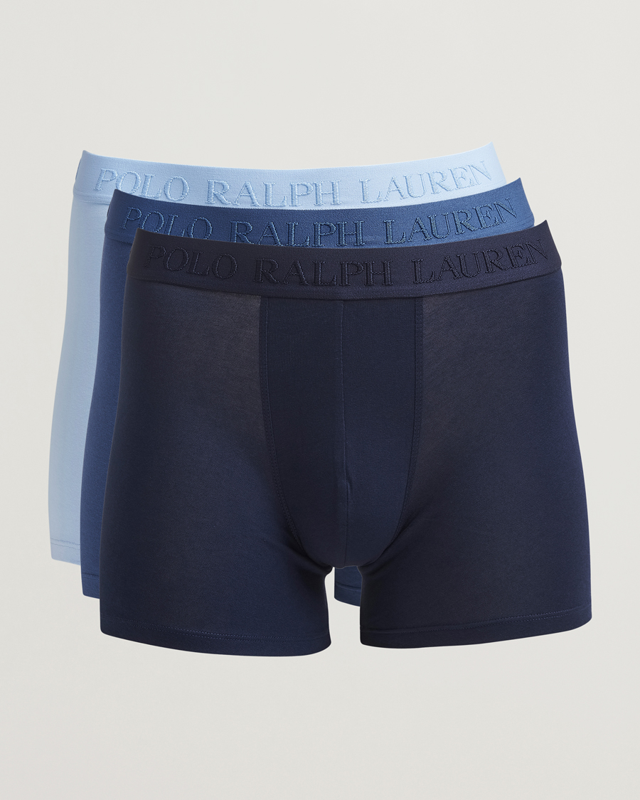 Uomini | Biancheria intima | Polo Ralph Lauren | 3-Pack Boxer Briefs Blue