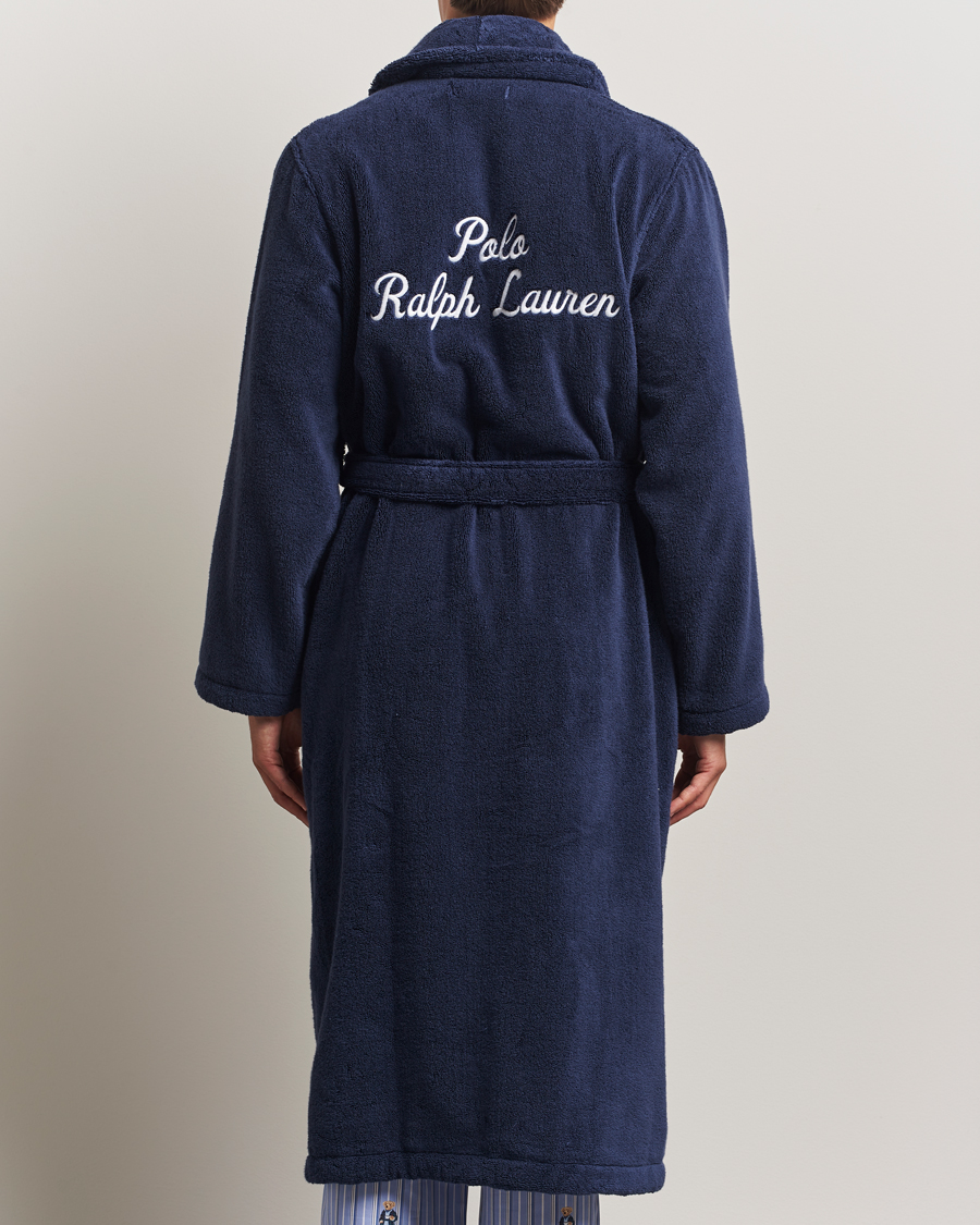 Uomini | Accappatoi & Pigiami | Polo Ralph Lauren | Cotton Terry Logo Robe Cruise Navy