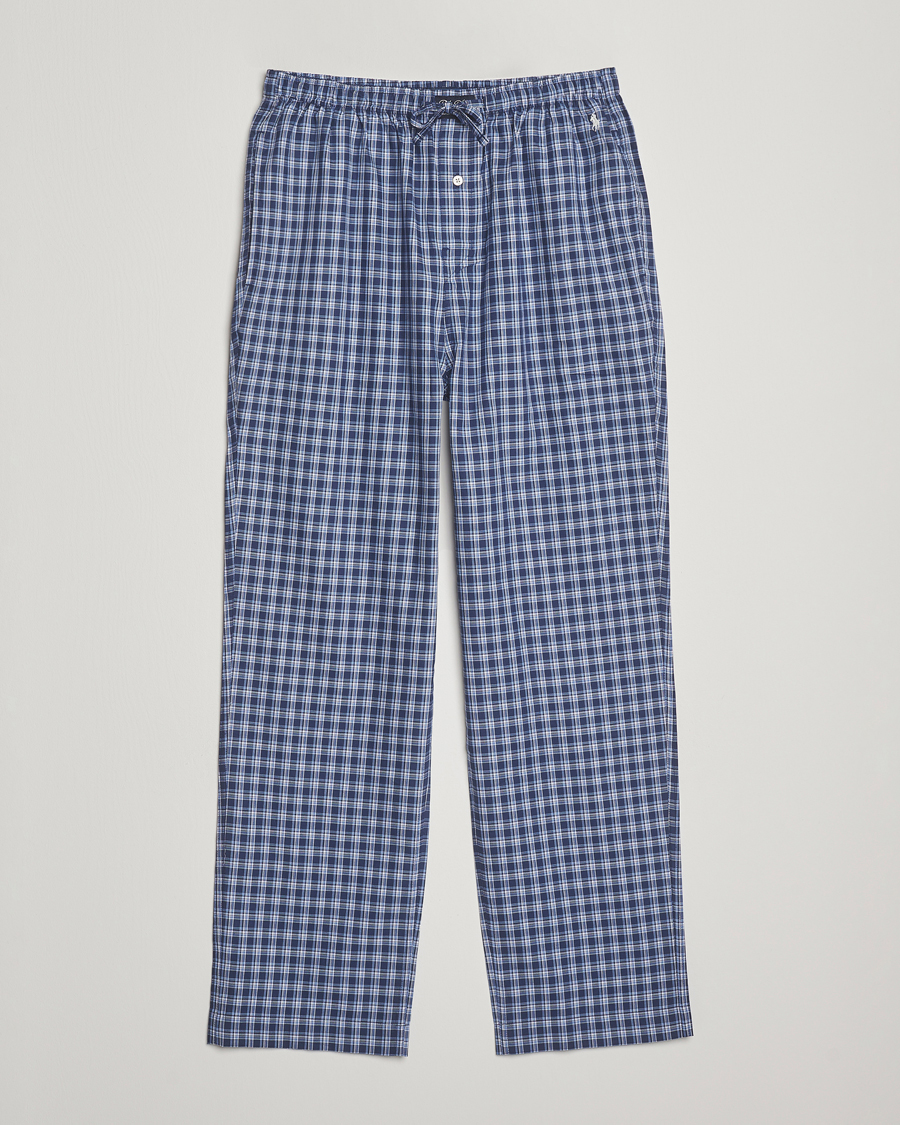 Uomini | Accappatoi & Pigiami | Polo Ralph Lauren | Cotton Checked Pyjama Pants Navy