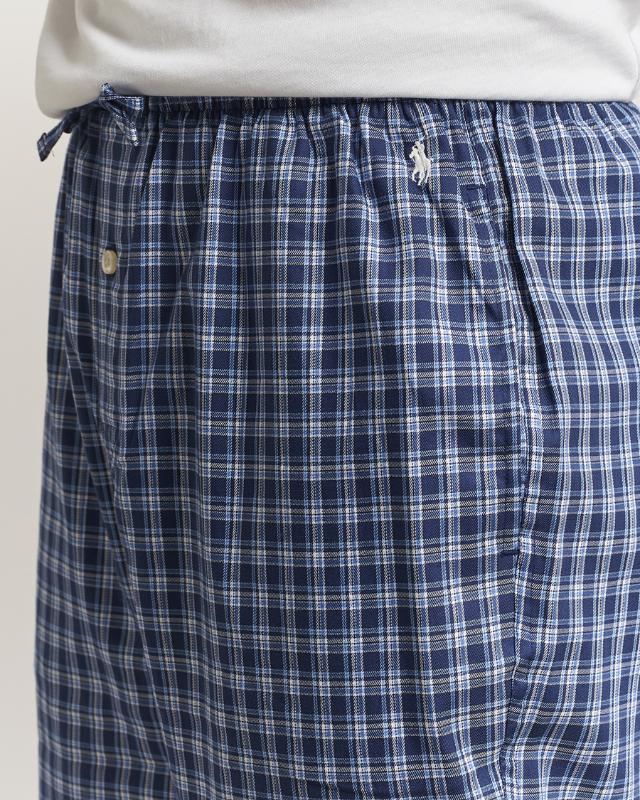 Uomini | Accappatoi & Pigiami | Polo Ralph Lauren | Cotton Checked Pyjama Pants Navy