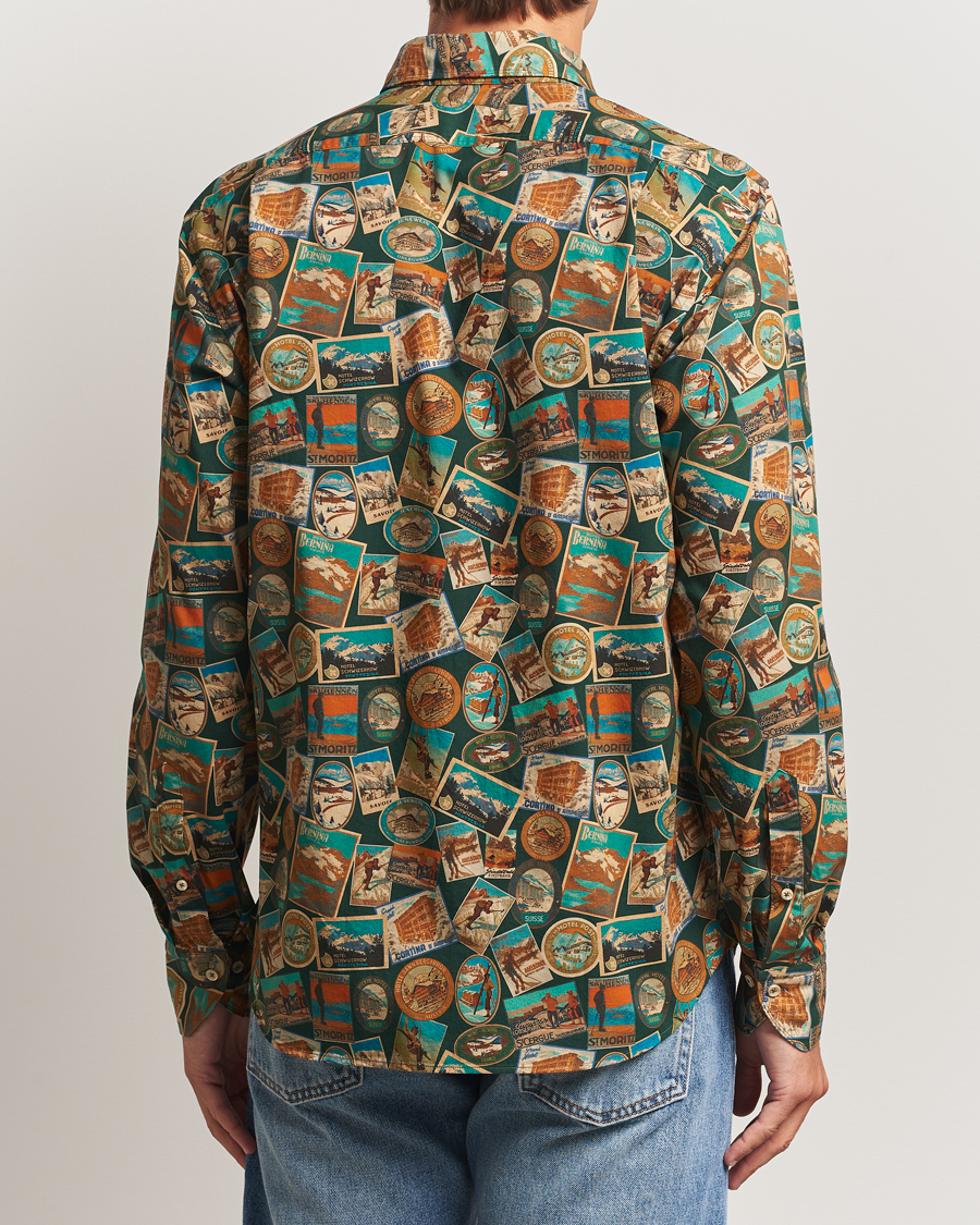 Uomini | Camicie | Stenströms | Regular Fit Printed Ski Shirt Multi