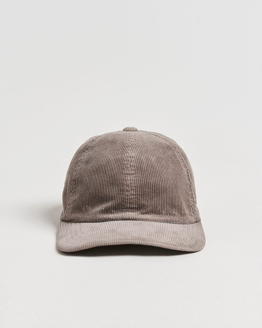 Uomini | Cappelli & Berretti | Sunspel | Corduroy Cap Bark