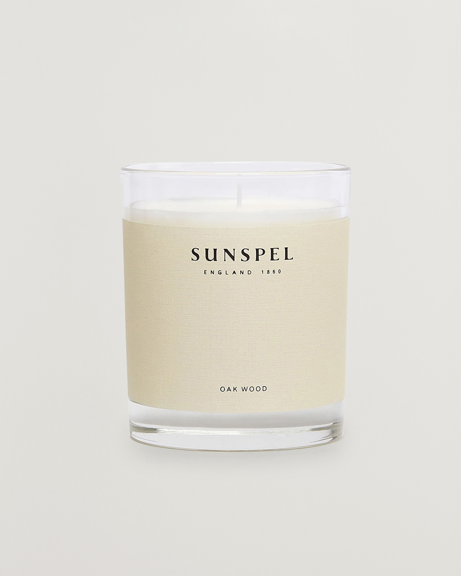 Uomini | Candele profumate | Sunspel | Oakwood Candle 185g