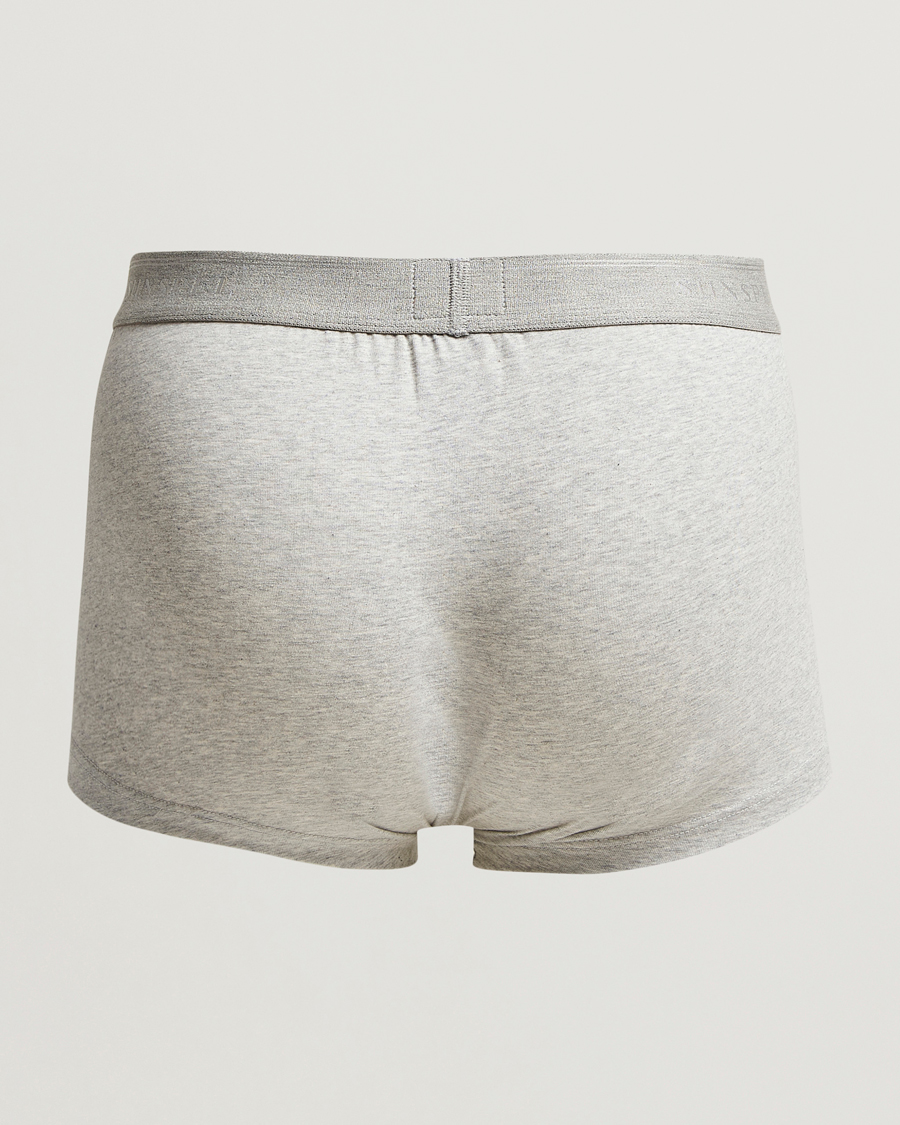 Uomini | Biancheria intima | Sunspel | 3-Pack Cotton Stretch Trunk Grey