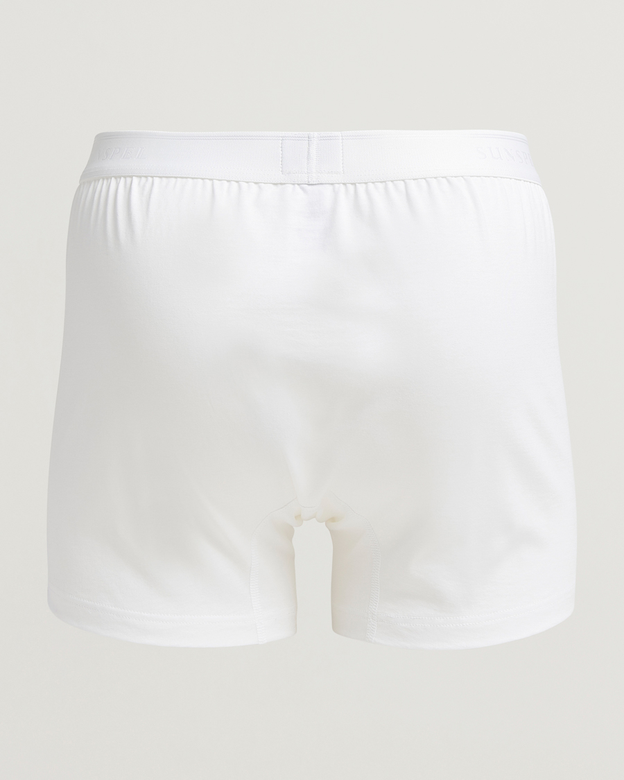Uomini | Biancheria intima | Sunspel | Superfine Two Button Cotton White