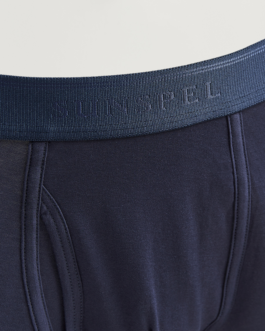 Uomini | Biancheria intima | Sunspel | Superfine Cotton Trunk Navy