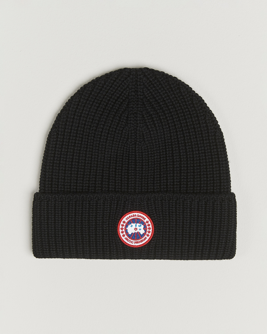 Uomini | Canada Goose Rib Toque Black | Canada Goose | Rib Toque Black
