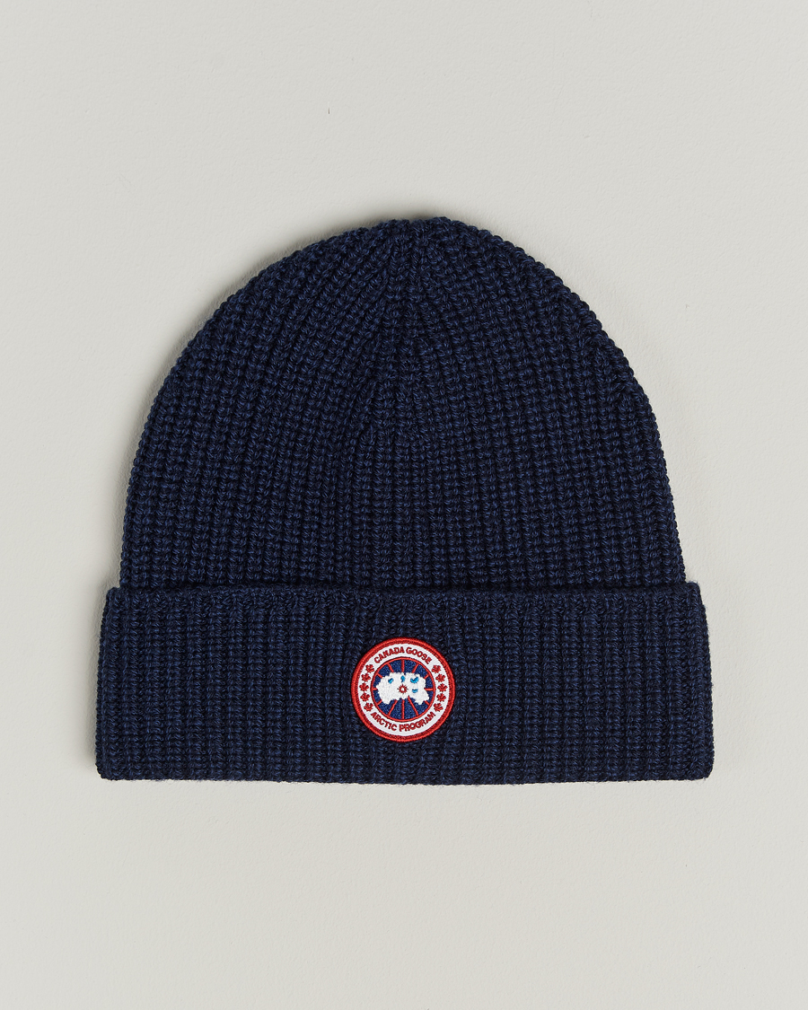 Uomini | Canada Goose Rib Toque Navy Heather | Canada Goose | Rib Toque Navy Heather