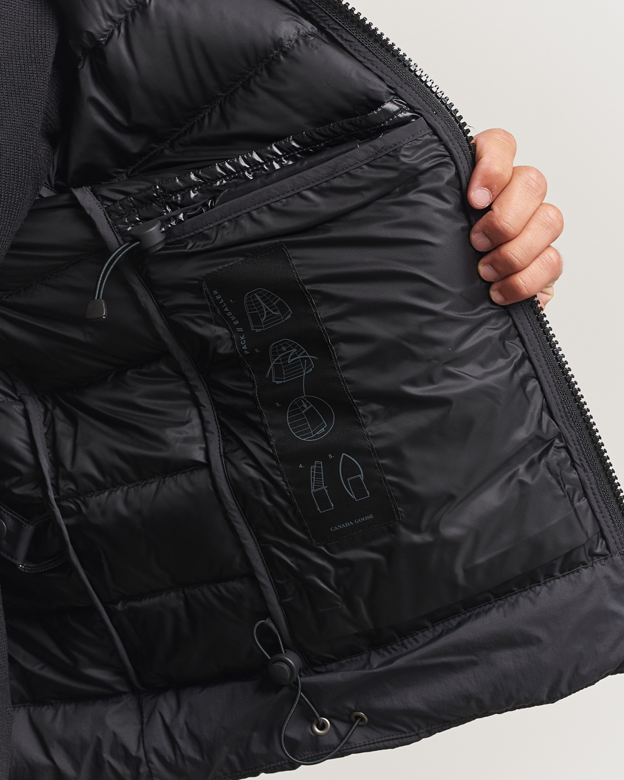 Uomini | Giacche | Canada Goose Black Label | Crofton Hoody Enduraluxe Black