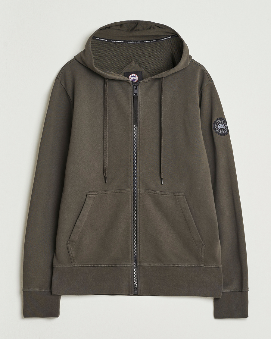 Uomini | Maglieria | Canada Goose | Huron Full Zip Hoodie Volcano