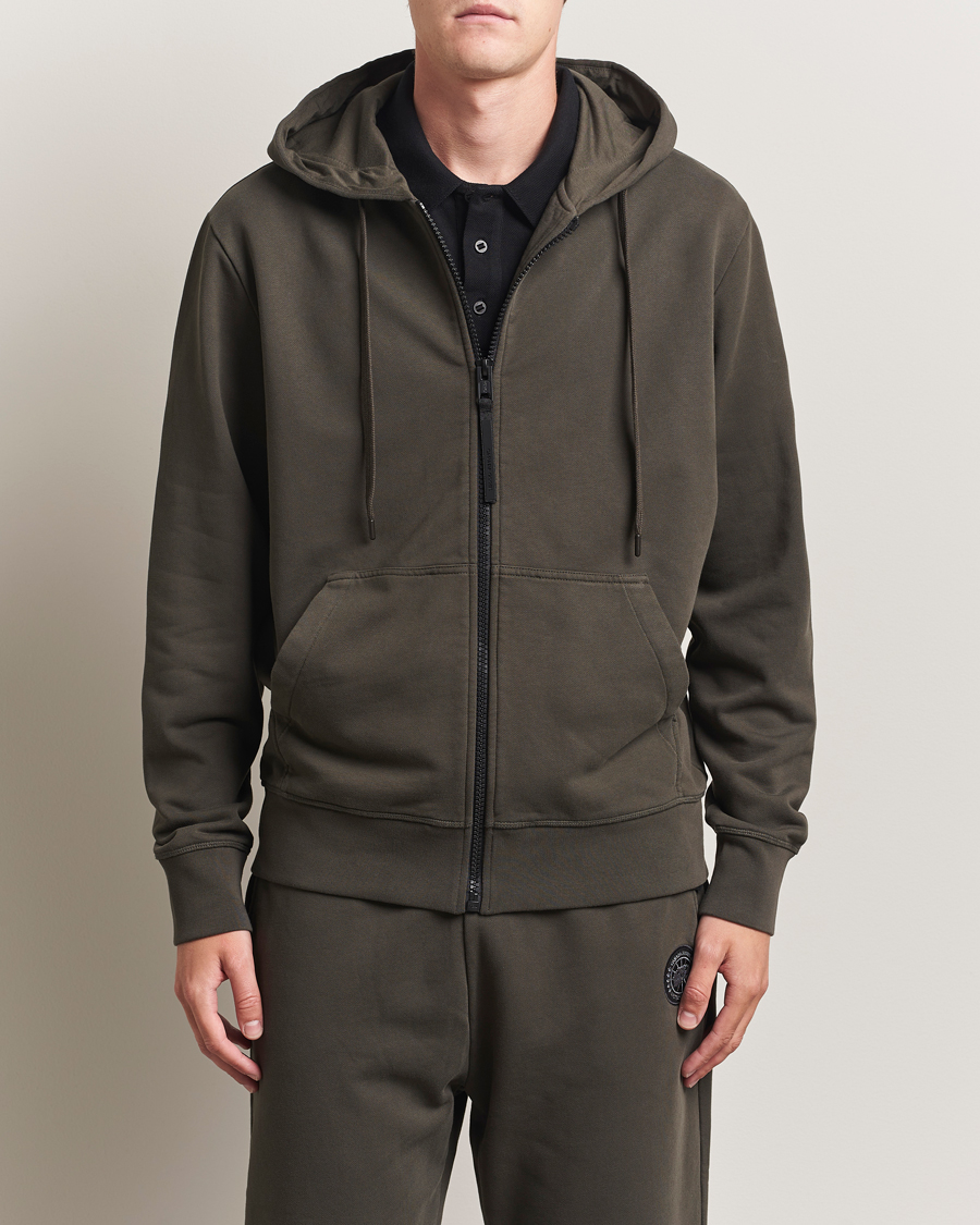 Uomini | Maglieria | Canada Goose | Huron Full Zip Hoodie Volcano