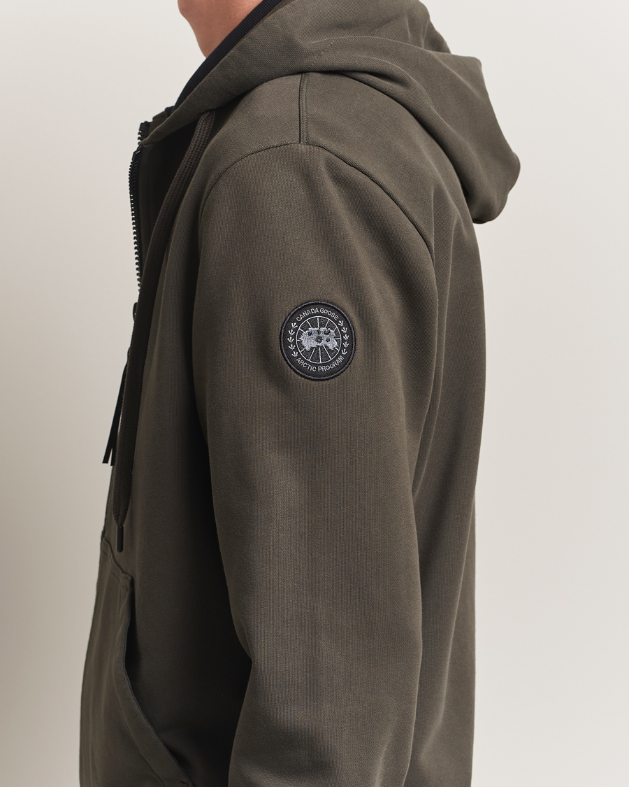 Uomini | Maglieria | Canada Goose | Huron Full Zip Hoodie Volcano