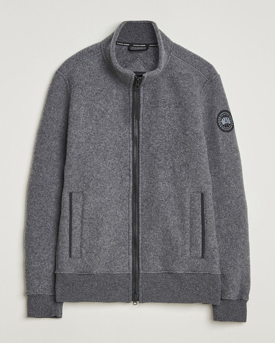 Uomini | Maglieria | Canada Goose Black Label | Lawson Fleece Jacket Quarry Grey