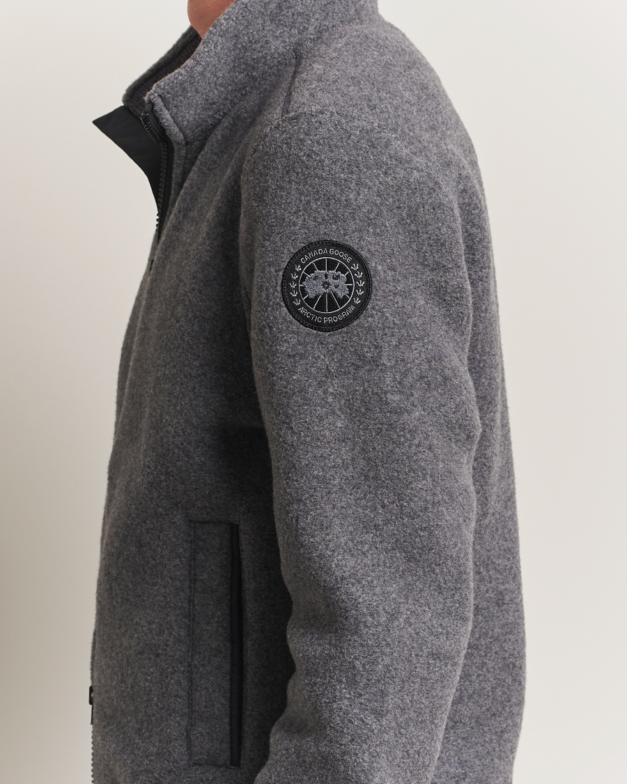 Uomini | Maglieria | Canada Goose Black Label | Lawson Fleece Jacket Quarry Grey
