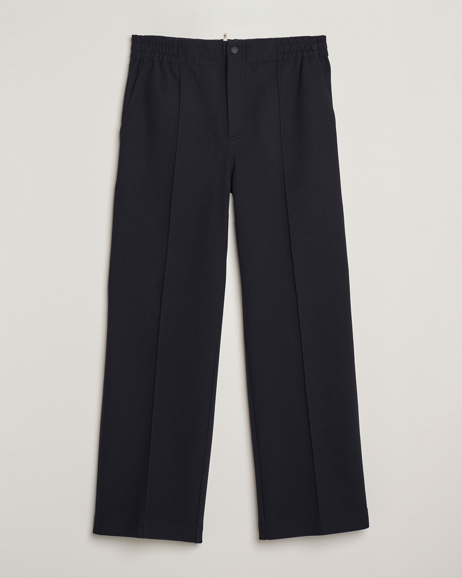 Uomini | Pantaloni | Moncler Grenoble | Brushed Cotton Drawstring Pants Navy