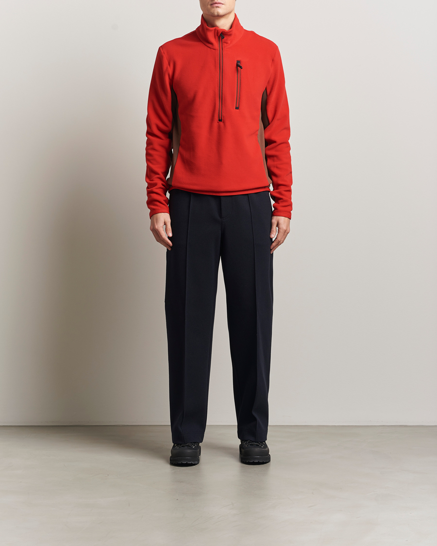 Uomini | Pantaloni | Moncler Grenoble | Brushed Cotton Drawstring Pants Navy