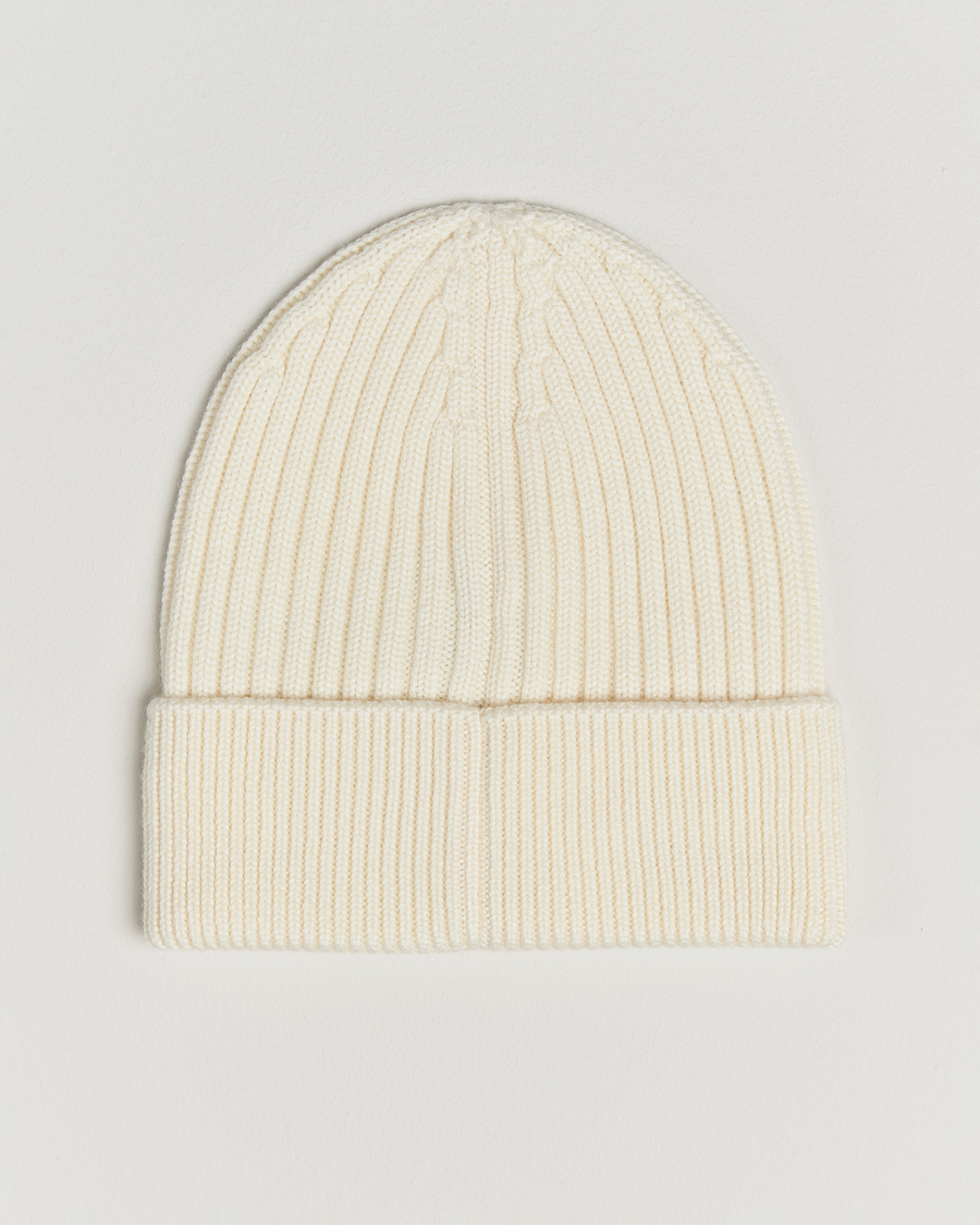 Uomini | Moncler Grenoble Rib Wool Beanie Off White | Moncler Grenoble | Rib Wool Beanie Off White