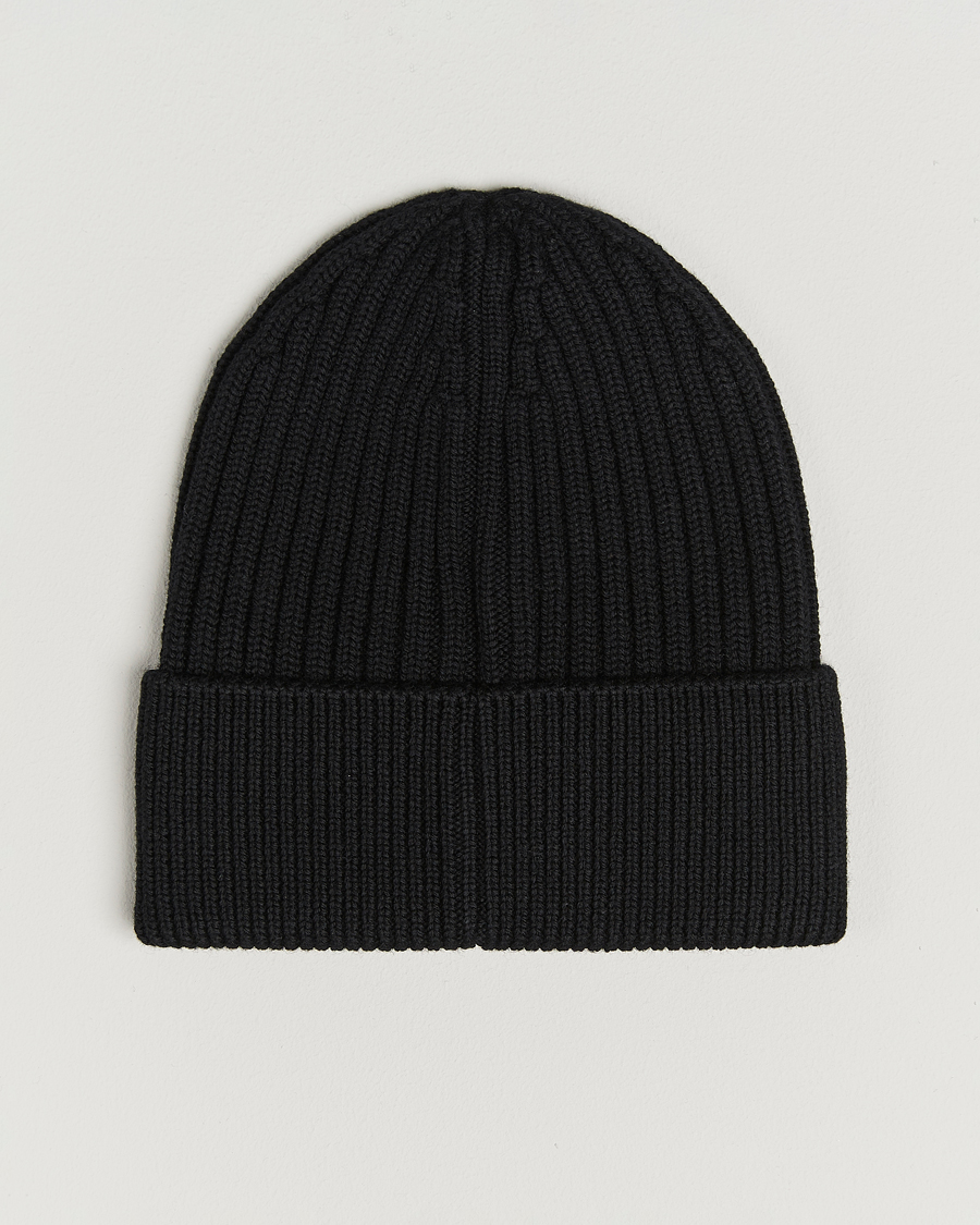 Uomini | Berretti | Moncler Grenoble | Rib Wool Beanie Black