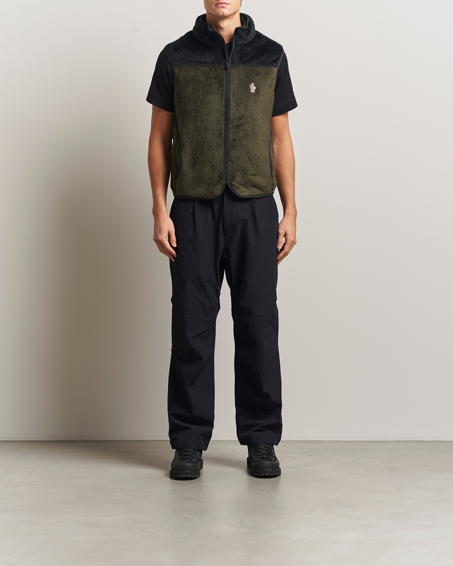 Uomini | Giacche | Moncler Grenoble | Insulated Fleece Vest Forest Green