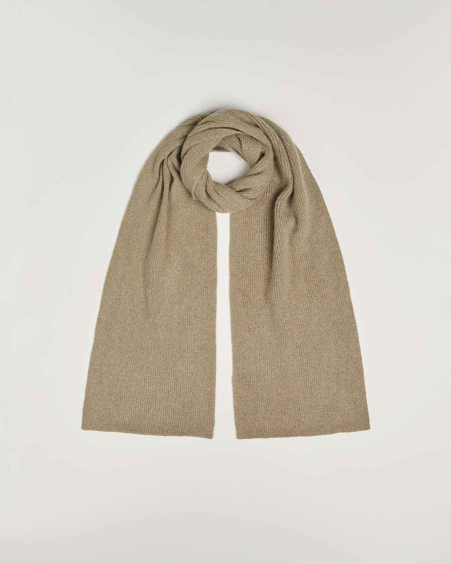 Uomini | Sciarpe | Le Bonnet | Lambswool/Caregora Scarf Clay