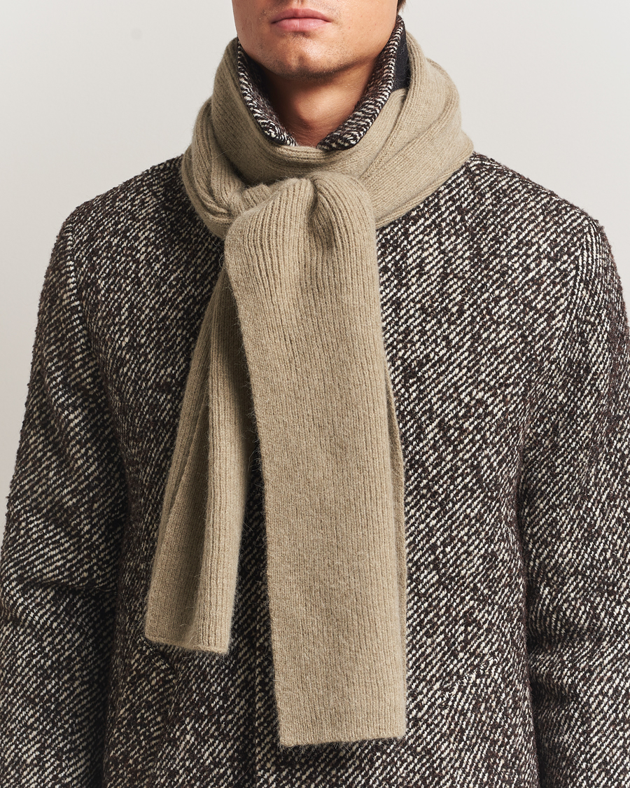 Uomini | Sciarpe | Le Bonnet | Lambswool/Caregora Scarf Clay