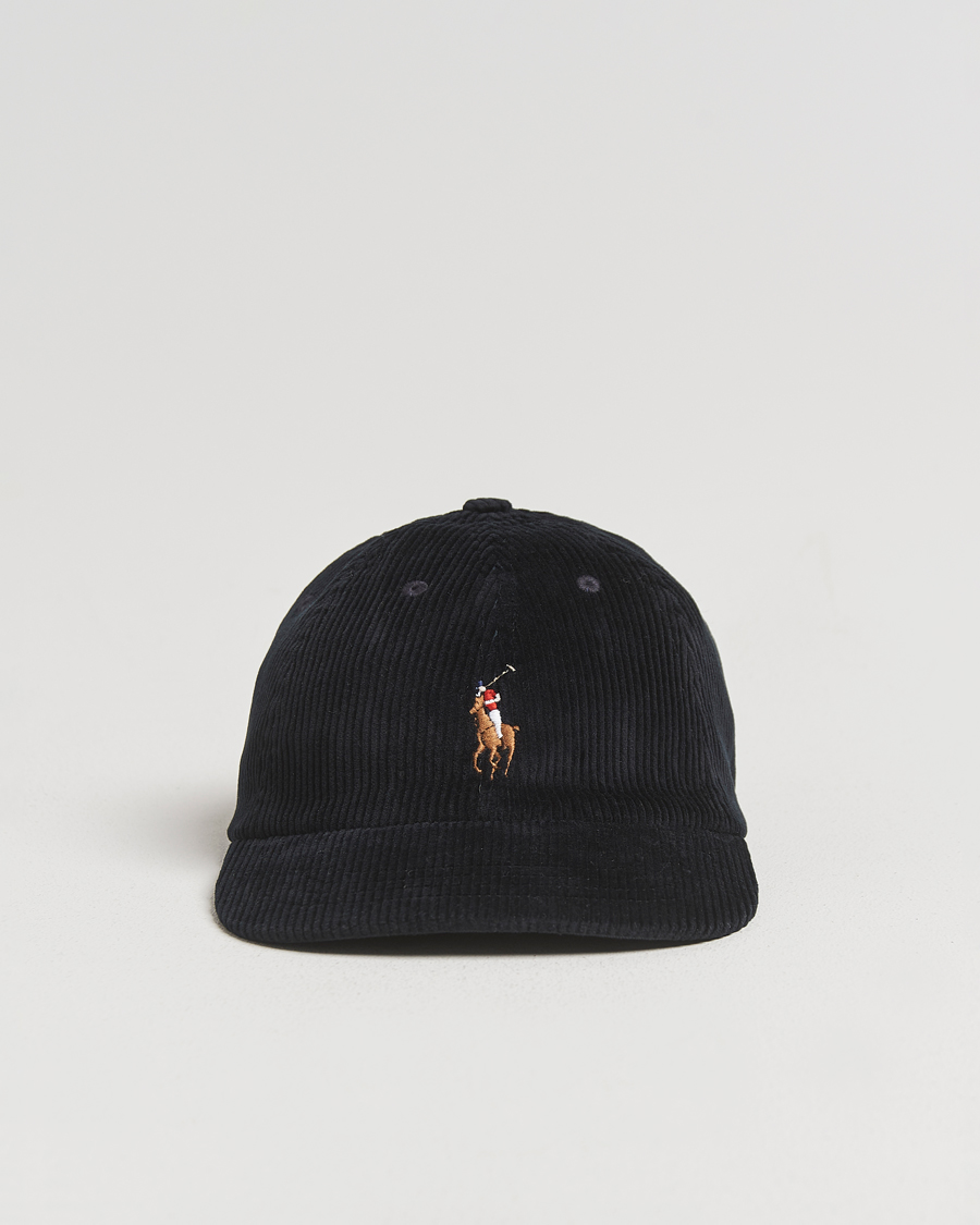 Uomini | Cappelli & Berretti | Polo Ralph Lauren | Corduroy Cap Polo Black
