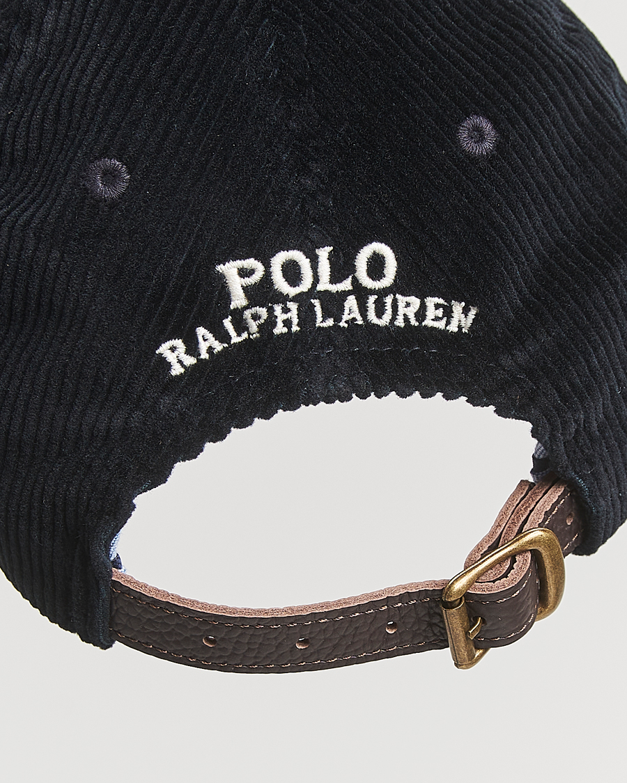 Uomini | Cappelli & Berretti | Polo Ralph Lauren | Corduroy Cap Polo Black