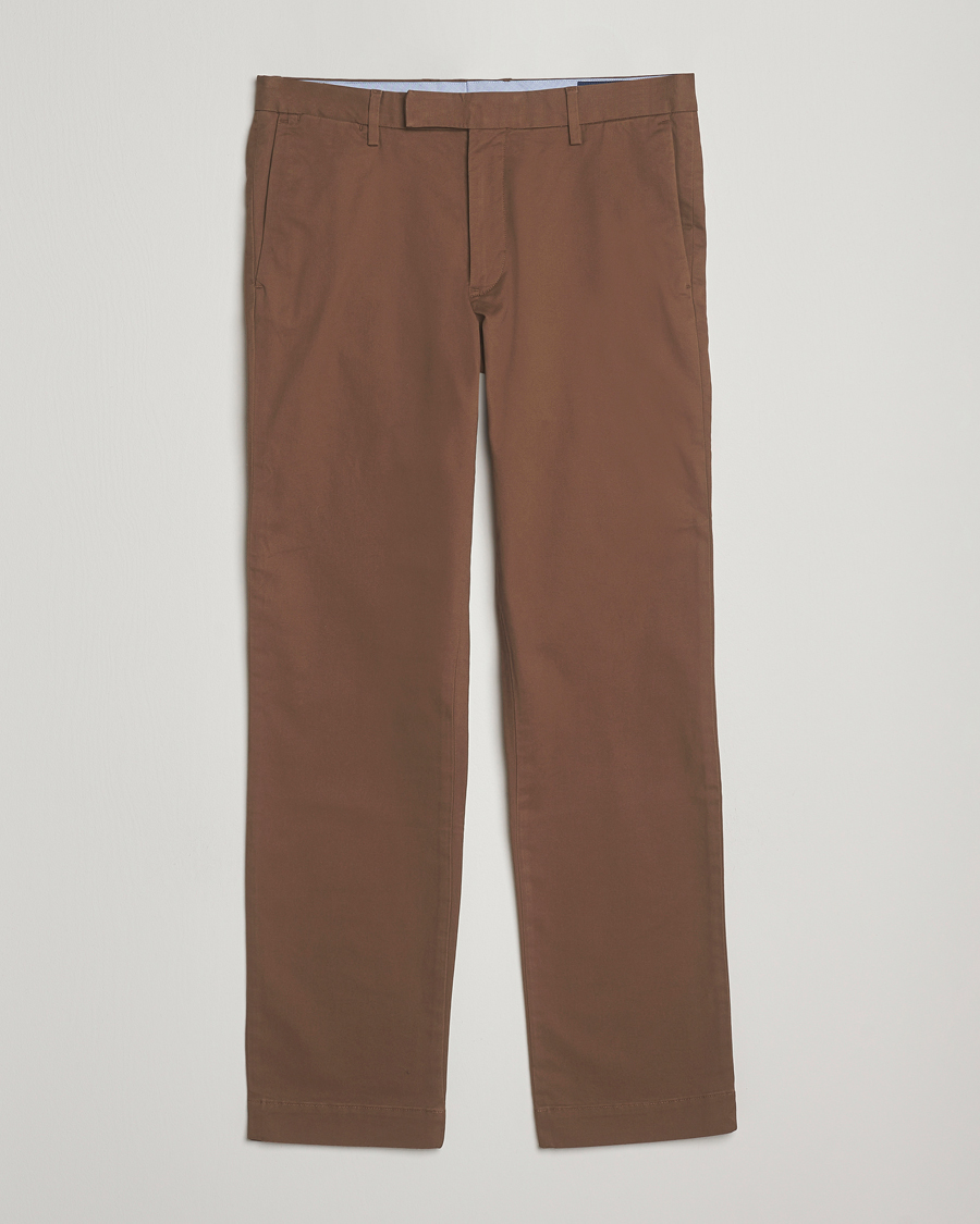 Uomini | Pantaloni | Polo Ralph Lauren | Hudson Slim Fit Stretch Chinos Chestnut