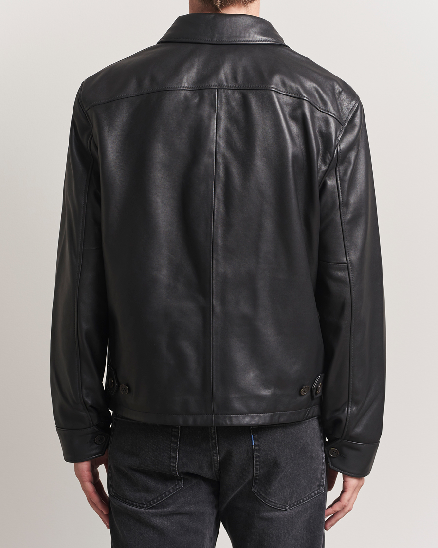 Uomini | Giacche | Polo Ralph Lauren | Maxwell Windbreaker Leather Jacket Polo Black