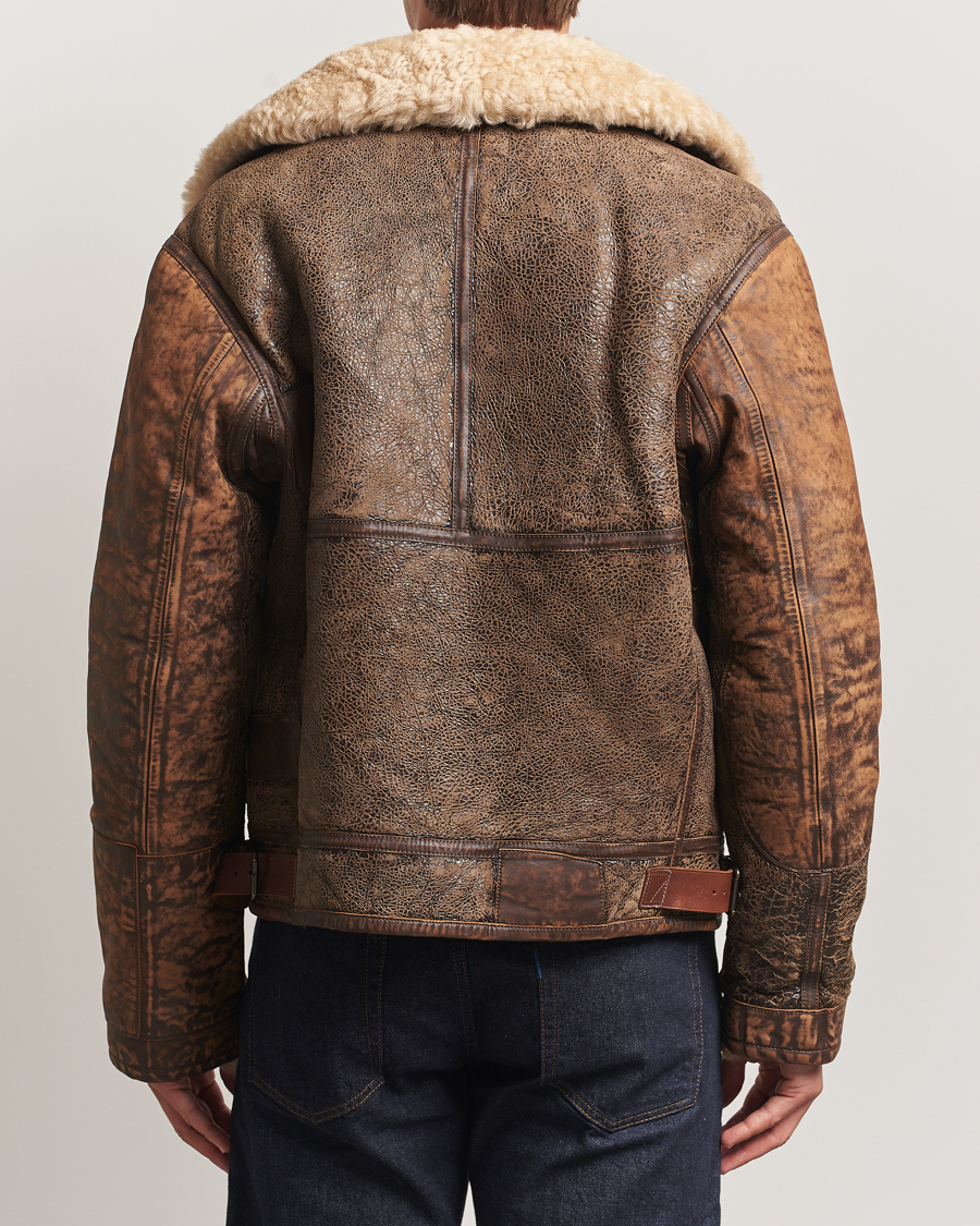 Uomini | Giacche | Polo Ralph Lauren | Sherling Lined Bomber Jacket Brown Earth