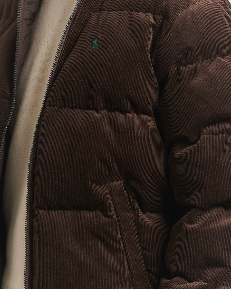 Uomini | Giacche | Polo Ralph Lauren | Wyoming Corduroy Bomber Jacket Dark Beech