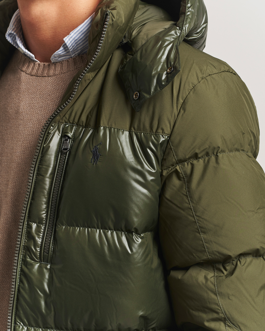 Uomini | Giacche | Polo Ralph Lauren | Gorham Mixed Glossy Down Jacket Dark Loden