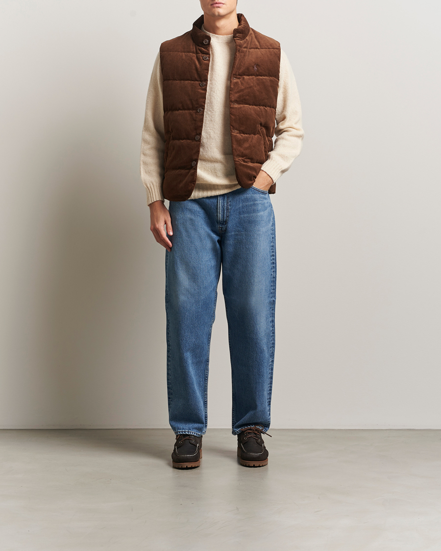 Uomini | Giacche | Polo Ralph Lauren | Quilted Corduroy Vest Pale Russet