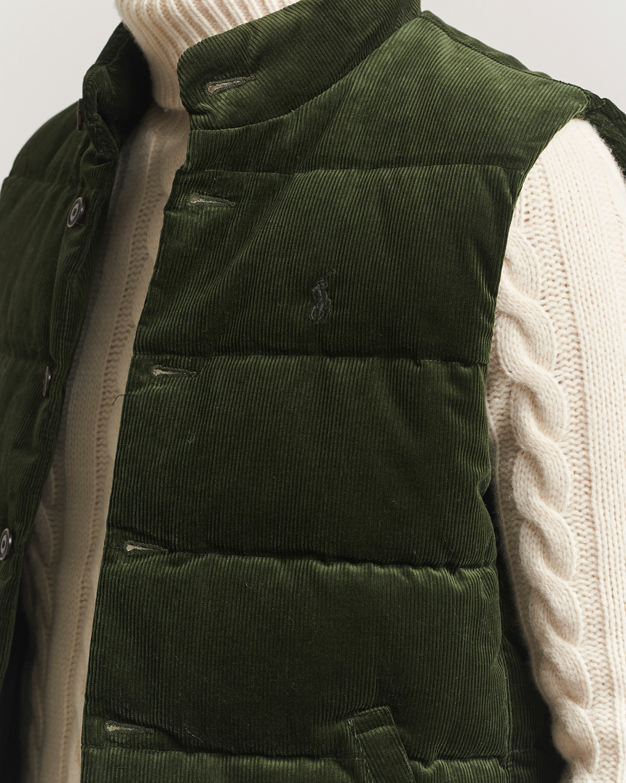 Uomini | Giacche | Polo Ralph Lauren | Quilted Corduroy Vest Country Olive