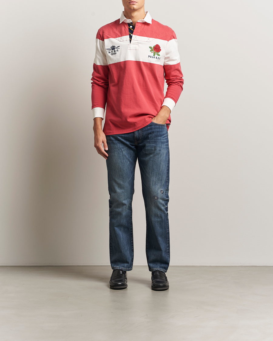 Uomini | Jeans | Polo Ralph Lauren | Hampton Ridig Denim Straight Jeans Mid Blue